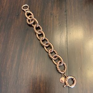 J. Crew Rose Gold Chunky Chain Link Bracelet
